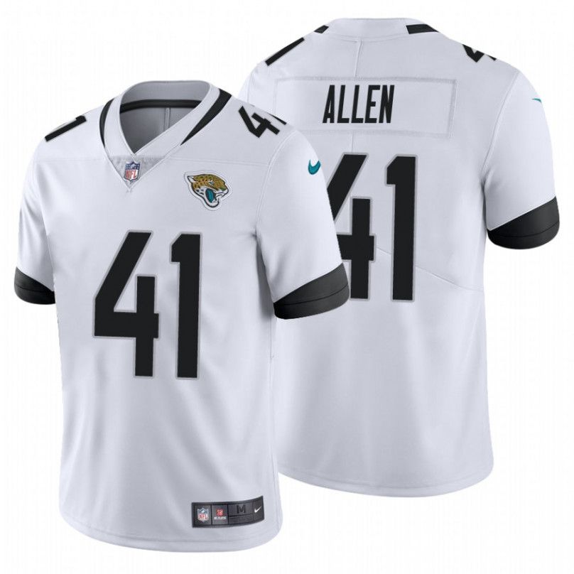 Men Jacksonville Jaguars #41 Josh Allen Nike White Limited NFL Jersey->jacksonville jaguars->NFL Jersey